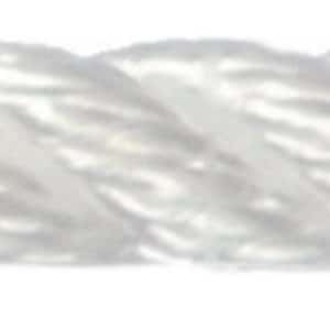 U-rope 3-strengs polyesterlijn wit meerlijn ankerlijn