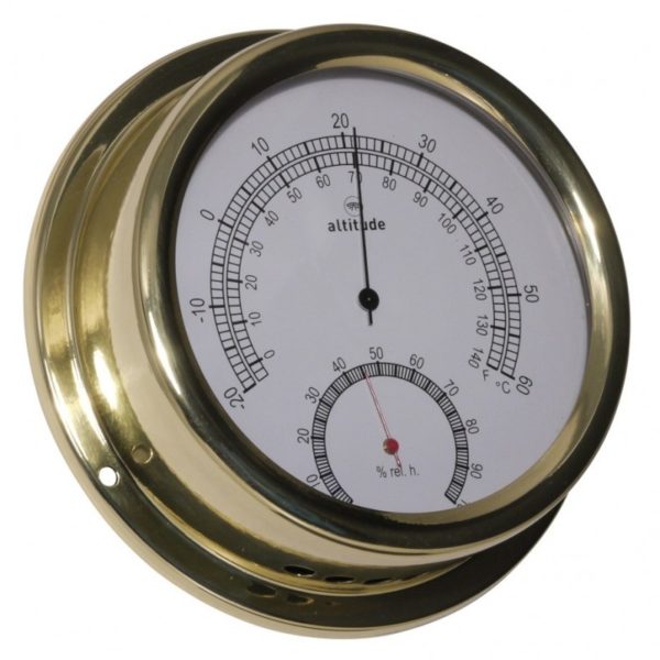 Thermometer / hygrometer Altitude messing